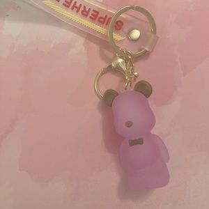 NEW: Purple Bear Purse Charm